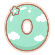 อักษรพาสเทลแสนหวาน (พร้อมไอคอนน่ารัก) รูปที่ 15