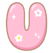 อักษรพาสเทลแสนหวาน (พร้อมไอคอนน่ารัก) รูปที่ 21