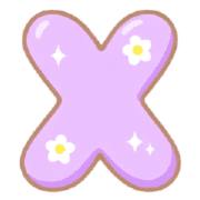 อักษรพาสเทลแสนหวาน (พร้อมไอคอนน่ารัก) รูปที่ 24