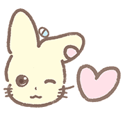 38Rabbit Handdrawn Heart Bunny Emojis