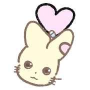 38Rabbit Handdrawn Heart Bunny Emojis
