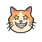 Hand-Drawn Munchkin Cat Emoji รูปที่ 5