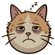 Hand-Drawn Munchkin Cat Emoji รูปที่ 24