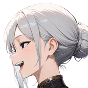 Silver-Haired Beauty Emojis รูปที่ 7