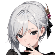 Silver-Haired Beauty Emojis รูปที่ 12