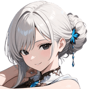 Silver-Haired Beauty Emojis รูปที่ 38