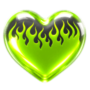 Neon Y2K Puffy Heart Emoji รูปที่ 8
