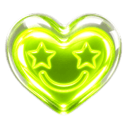 Neon Y2K Puffy Heart Emoji รูปที่ 11
