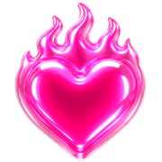 Neon Y2K Puffy Heart Emoji รูปที่ 12