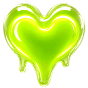 Neon Y2K Puffy Heart Emoji รูปที่ 24