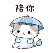 雨傘貓｜雨天關心 – LINE表情貼 預覽 8