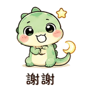 月燈蜥｜晚安收尾 – LINE表情貼 預覽 3