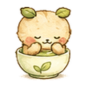 手繪茶葉小熊 預覽 4