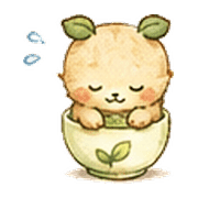 手繪茶葉小熊 預覽 6