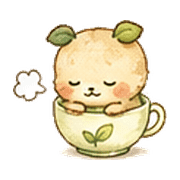 手繪茶葉小熊 預覽 8
