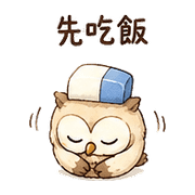 橡皮擦小貓頭鷹表情貼 20260803-11 預覽 9