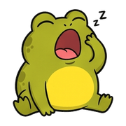 凸眼歪嘴角蛙咕包｜日常即時報備與生活節奏 預覽 2